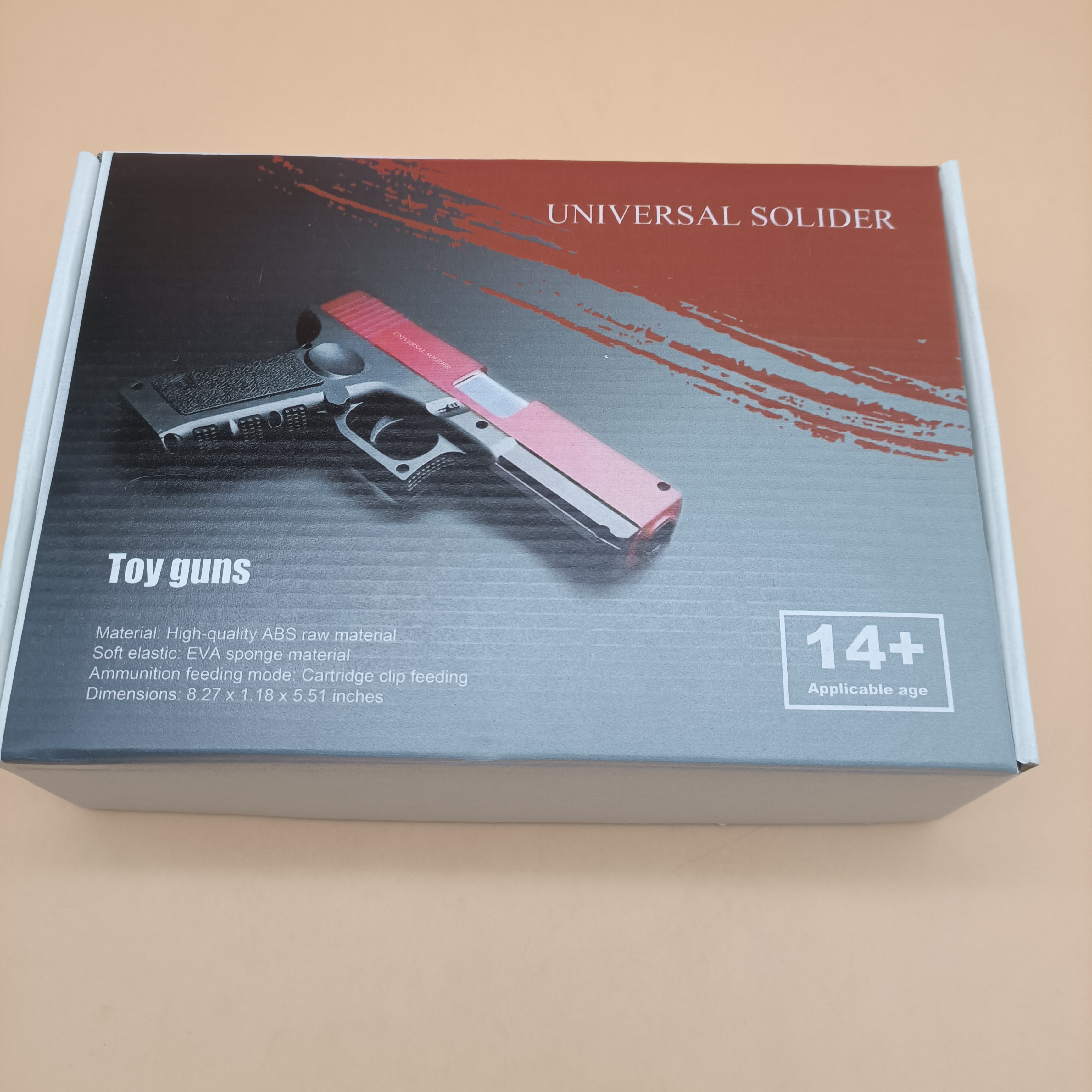 UNIVERSAL SOLIDER Toy guns,Toy Pistol with Soft Foam Refill,Education 