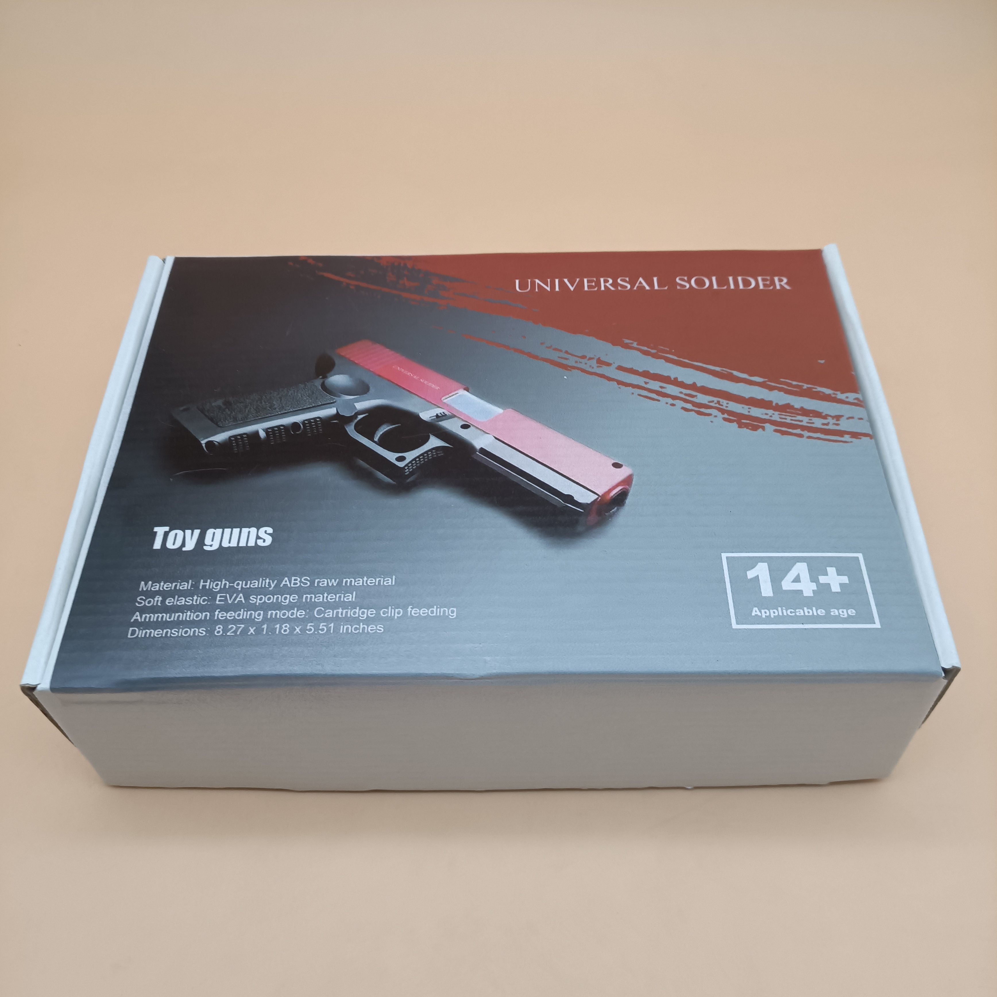 UNIVERSAL SOLIDER Toy guns,Toy Pistol with Soft Foam Refill,Education 