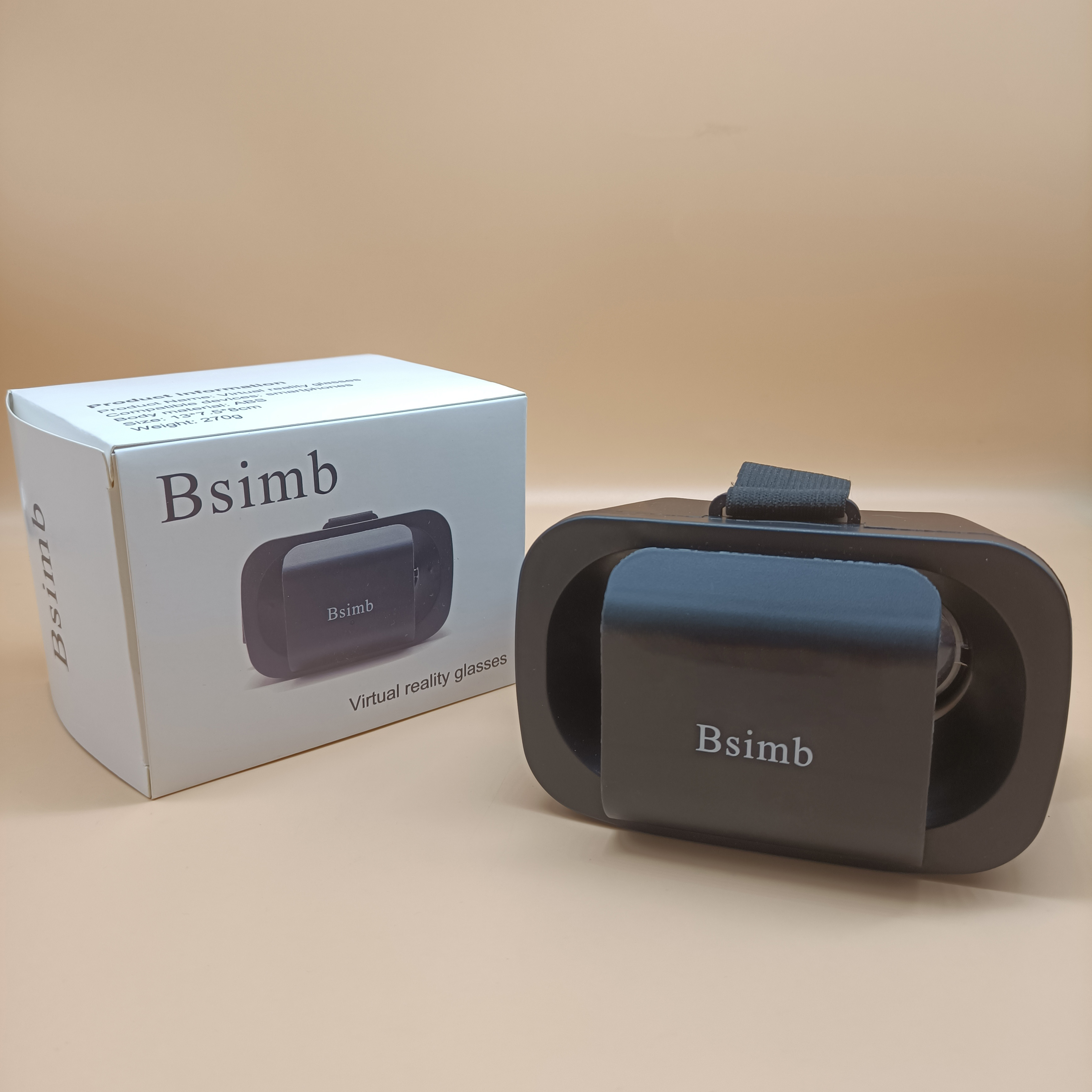 Bsimb Virtual reality glasses,Experience the new world of virtual reality and turn your smartphone into a VR device