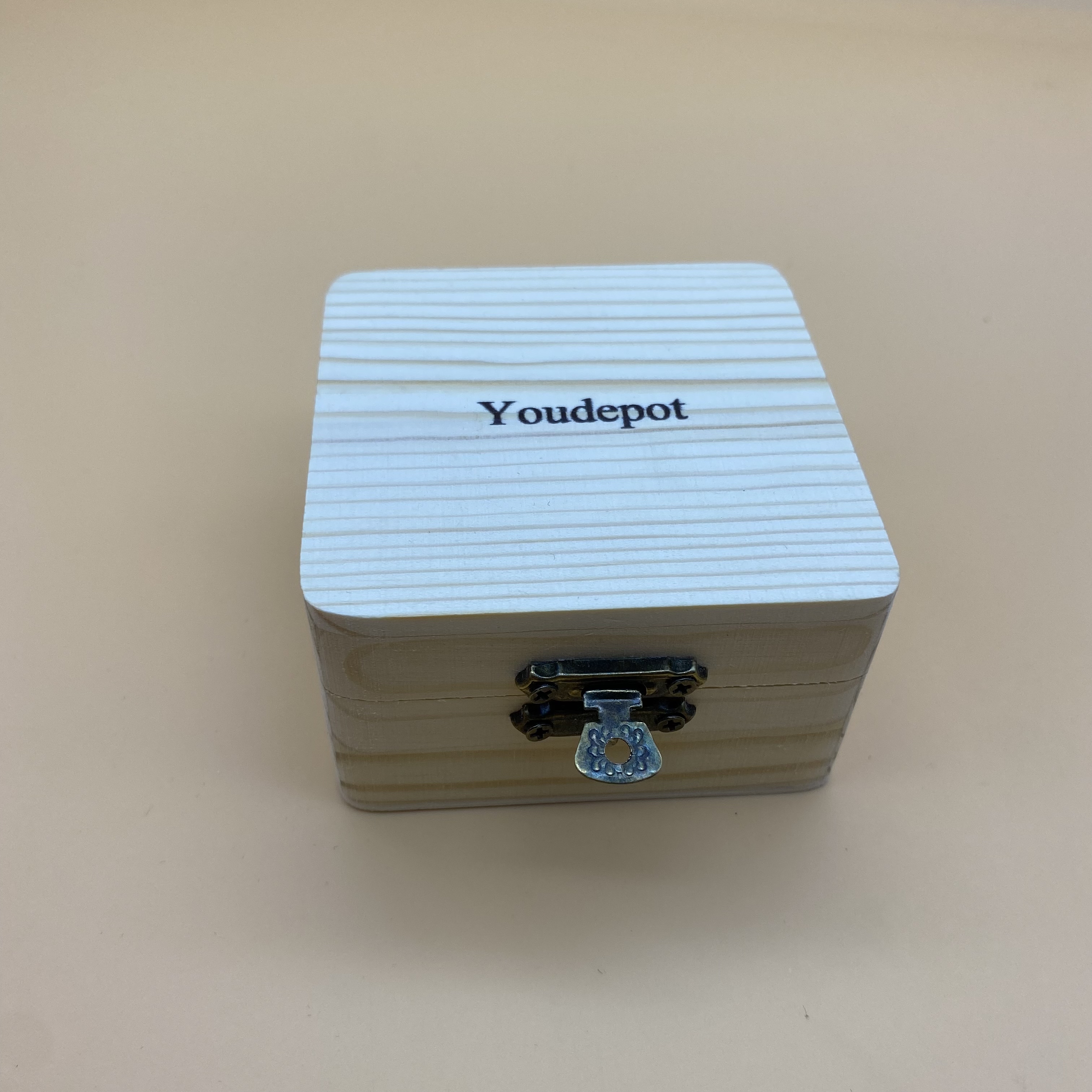 Youdepot Decorative boxes made of wood, Gift Box for Crafts, Wood Box for DIY Jewelry with Clasp，