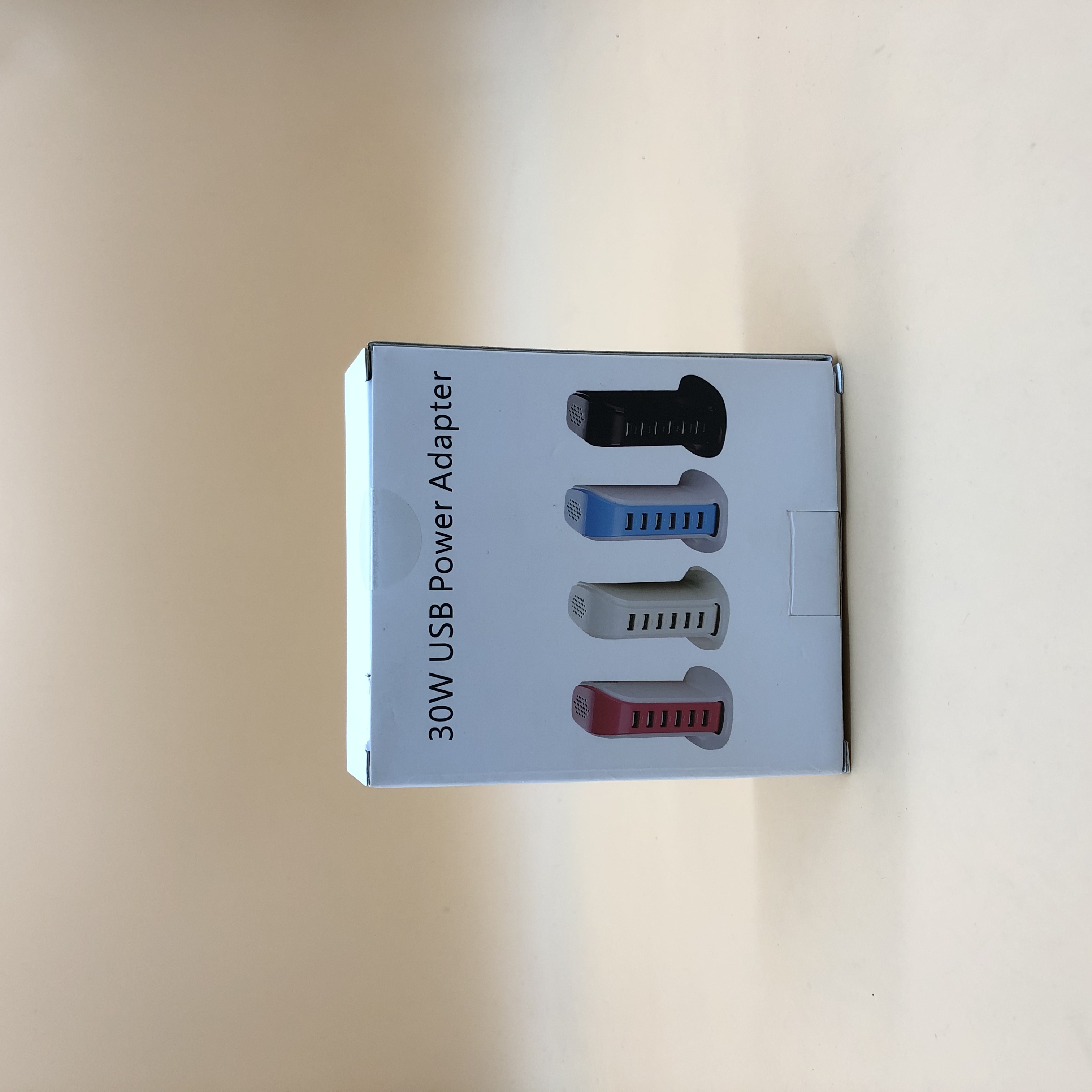 30W USB Power Adapter，6-port USB desktop charging station for a variety of electronic devices