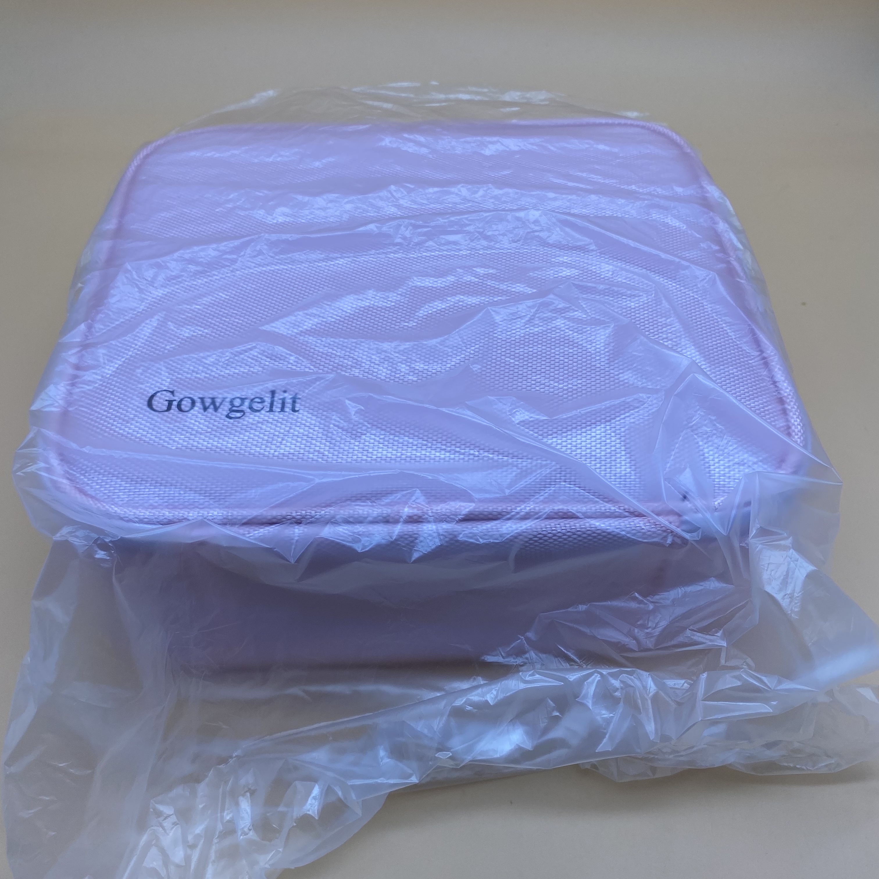 Gowgelit Fitted vanity cases, Makeup Bag Cosmetic Bag for Women Cosmetics,  Makeup Brushes, Toiletries, and Accessories(Pink)