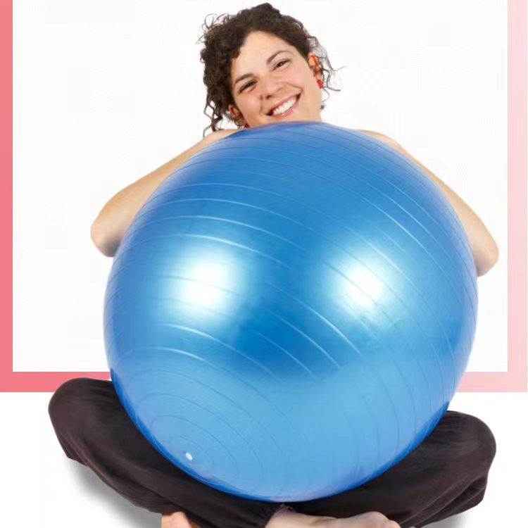 PVC Fitness Balls Yoga Ball Thickened Explosion-proof Exercise Home Gym Pilates Equipment Balance Ball 45cm/55cm/65cm/75cm/85cm