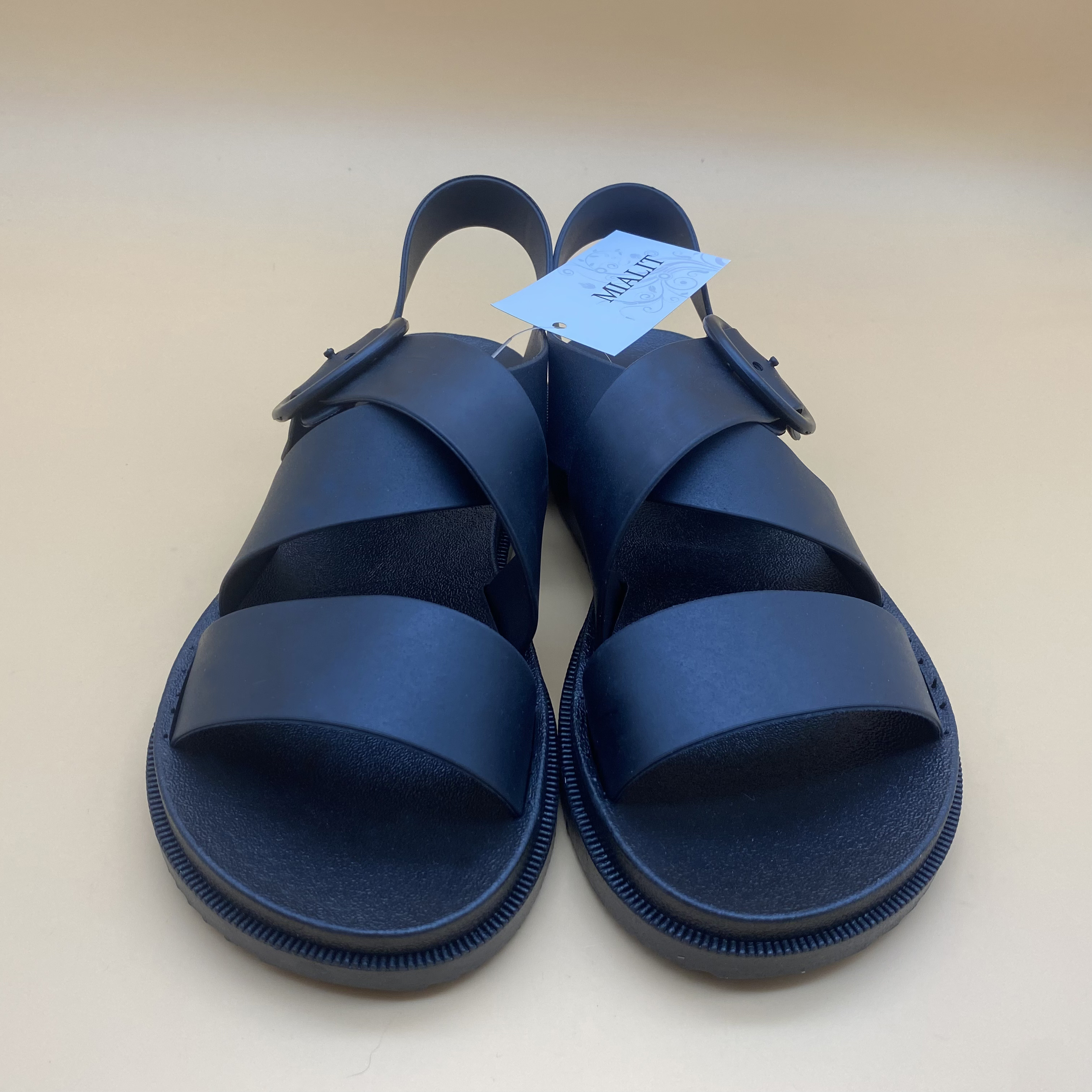 MIALIT Sandals, Open Toe Breathable Adjustable Crossed Band Comfy Casual Sandal