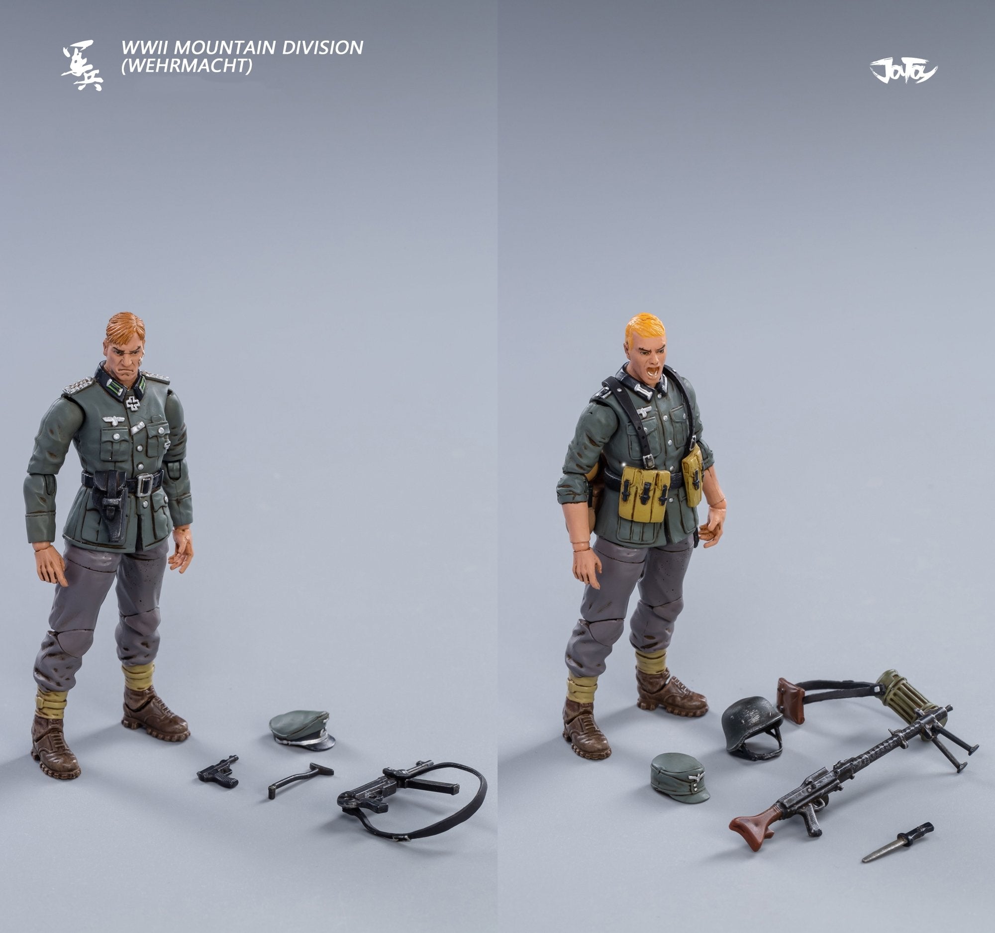 JoyToy 1/18 Action Figures 4-Inch WW2 German Mountain Division
