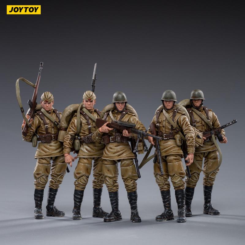 JoyToy 1/18 Action Figures 4-Inches WW2 Soviet Infantry