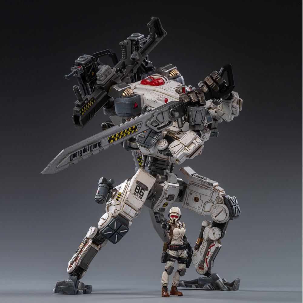 JOYTOY Action Figures 1/25 God of War 86 White