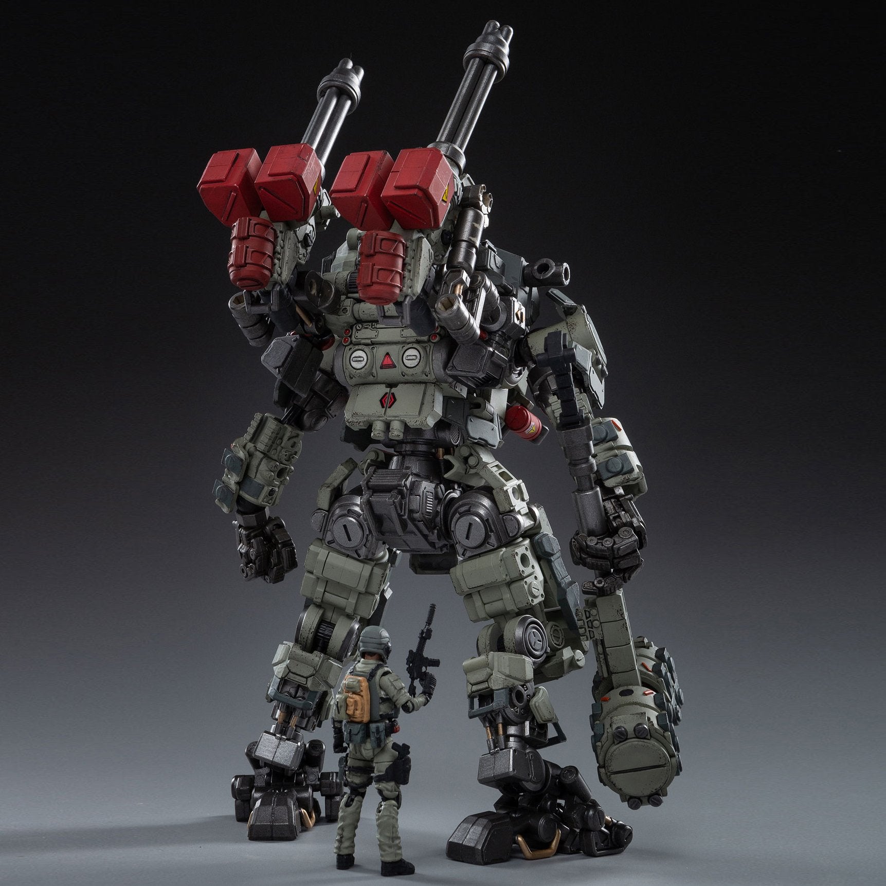 JOYTOY Action Figures 1/25 Steel Bone H02(Grey)