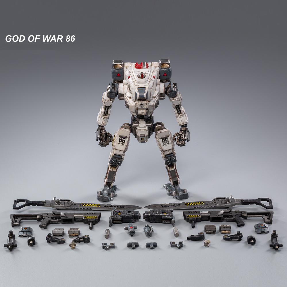 JOYTOY Action Figures 1/25 God of War 86 White