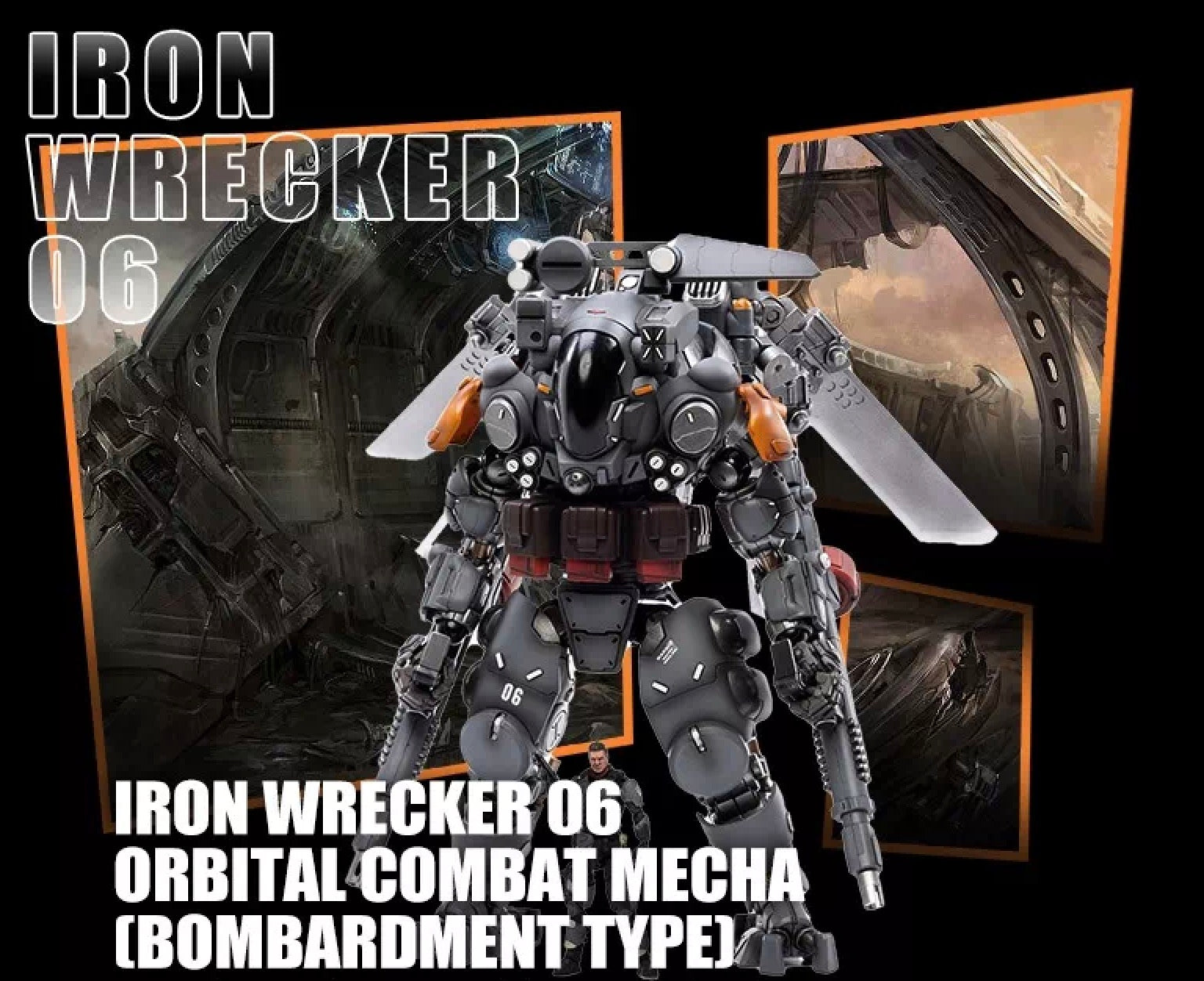 JOYTOY 1/25 Iron Wrecker 06 - Orbital Combat Mecha [Bombardment Type]