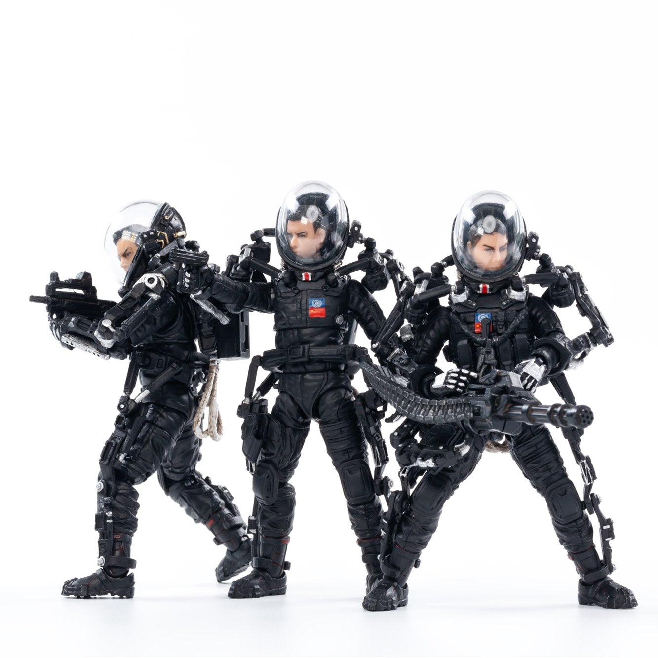 JoyToy 1/18 Action Figures 4-Inch The Wandering Earth United Earth Government China Rescue Team-LABFIGURE