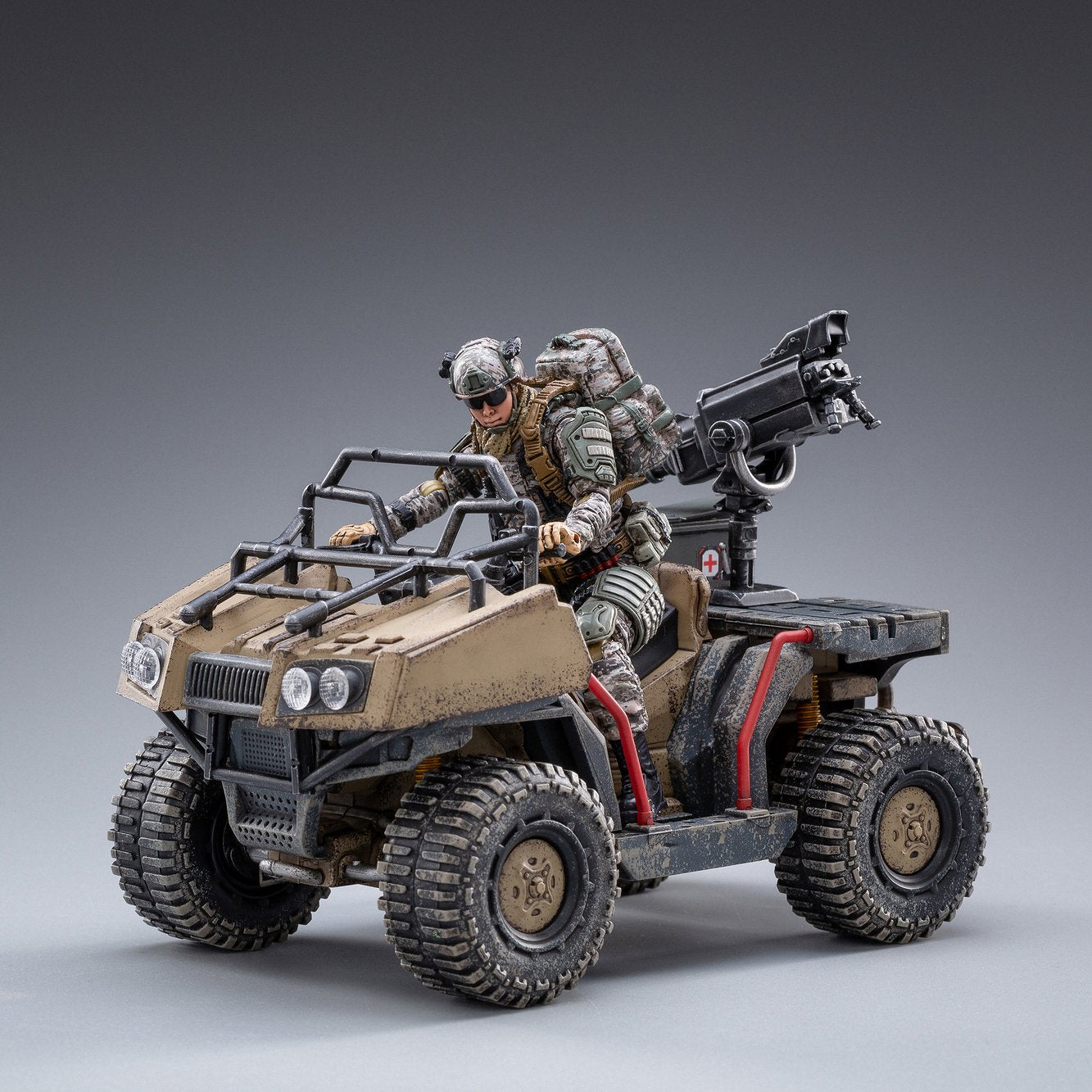 JoyToy 1/18 Wildcat  ATV Vehicle (Khaki)