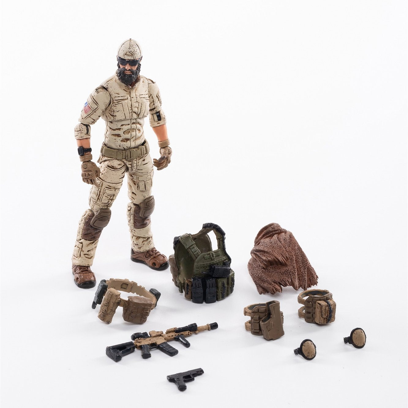 JoyToy 1/18 Action Figures 4-Inch U.S, Army-LABFIGURE
