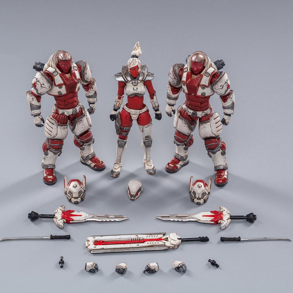 JoyToy 1/18 Action Figures 4-Inch Saluk-White flame Legion