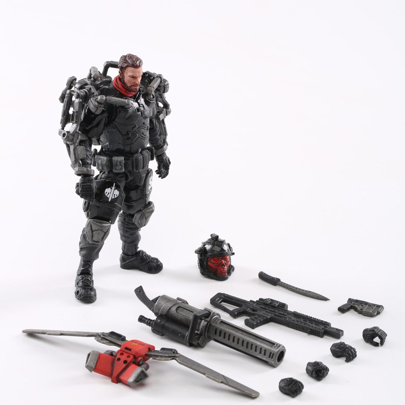 JoyToy 1/18 Action Figures 4-Inch Skeleton Forces