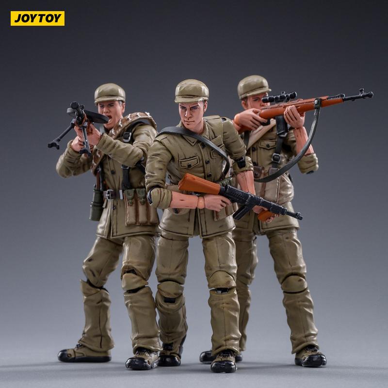 JOYTOY 1/18 Action Figures 4-Inch Chinese Army(Spring)-LABFIGURE