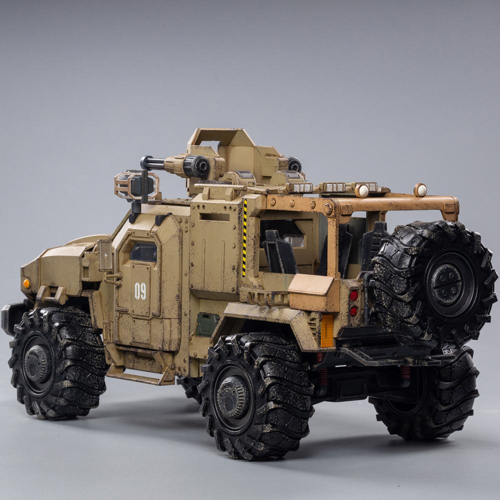 JoyToy 1/18 Scale Yellow Off-Road Vehicle Model Car Toy Matching 4 inches Action Figures