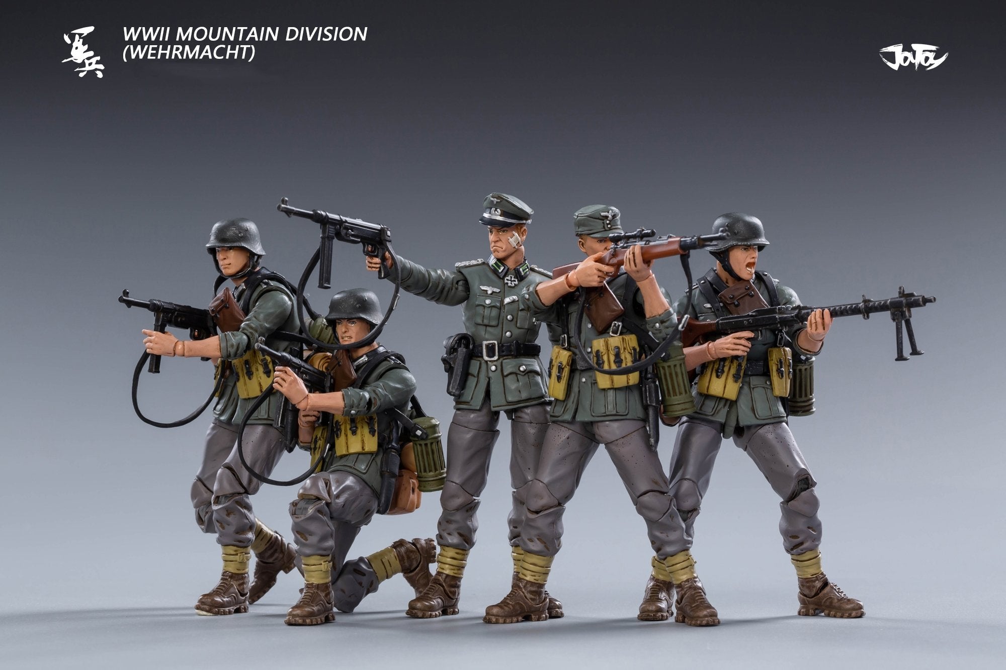 JoyToy 1/18 Action Figures 4-Inch WW2 German Mountain Division