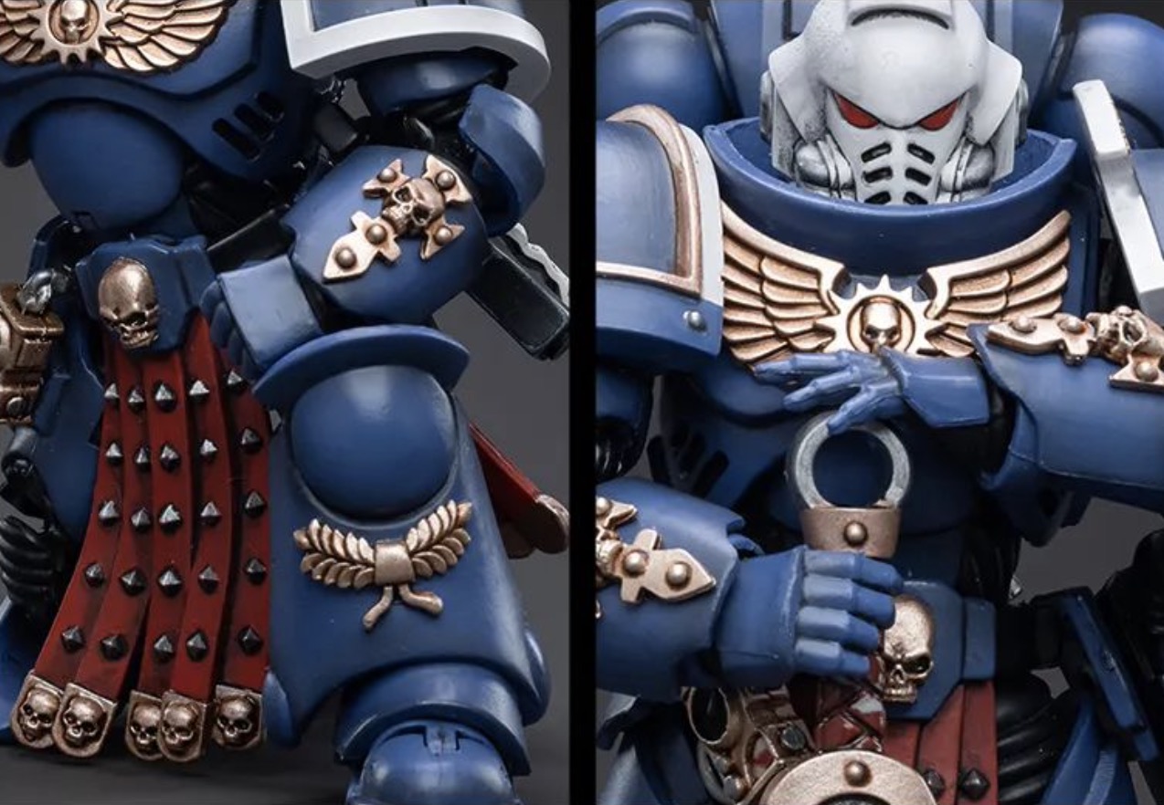 JOYTOY 1/18 Action Figure Primaris Assault Veteran Intercessor 