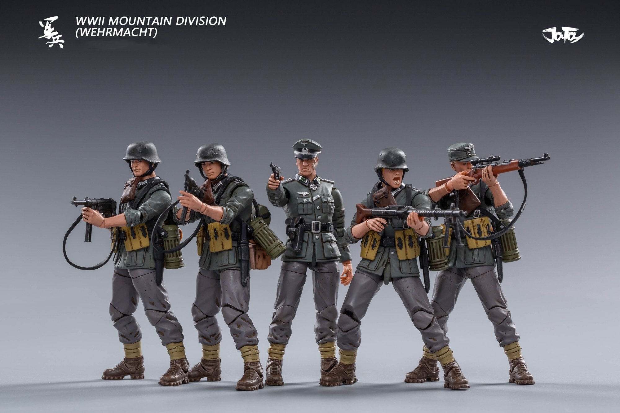 JoyToy 1/18 Action Figures 4-Inch WW2 German Mountain Division