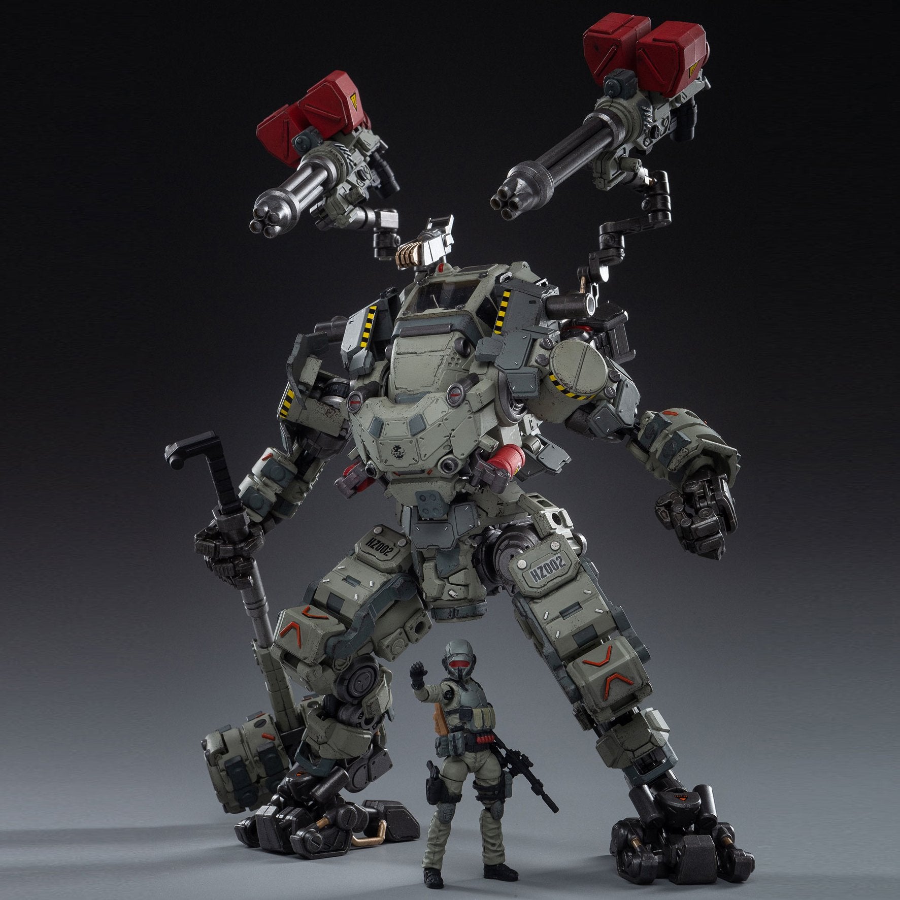 JOYTOY Action Figures 1/25 Steel Bone H02(Grey)