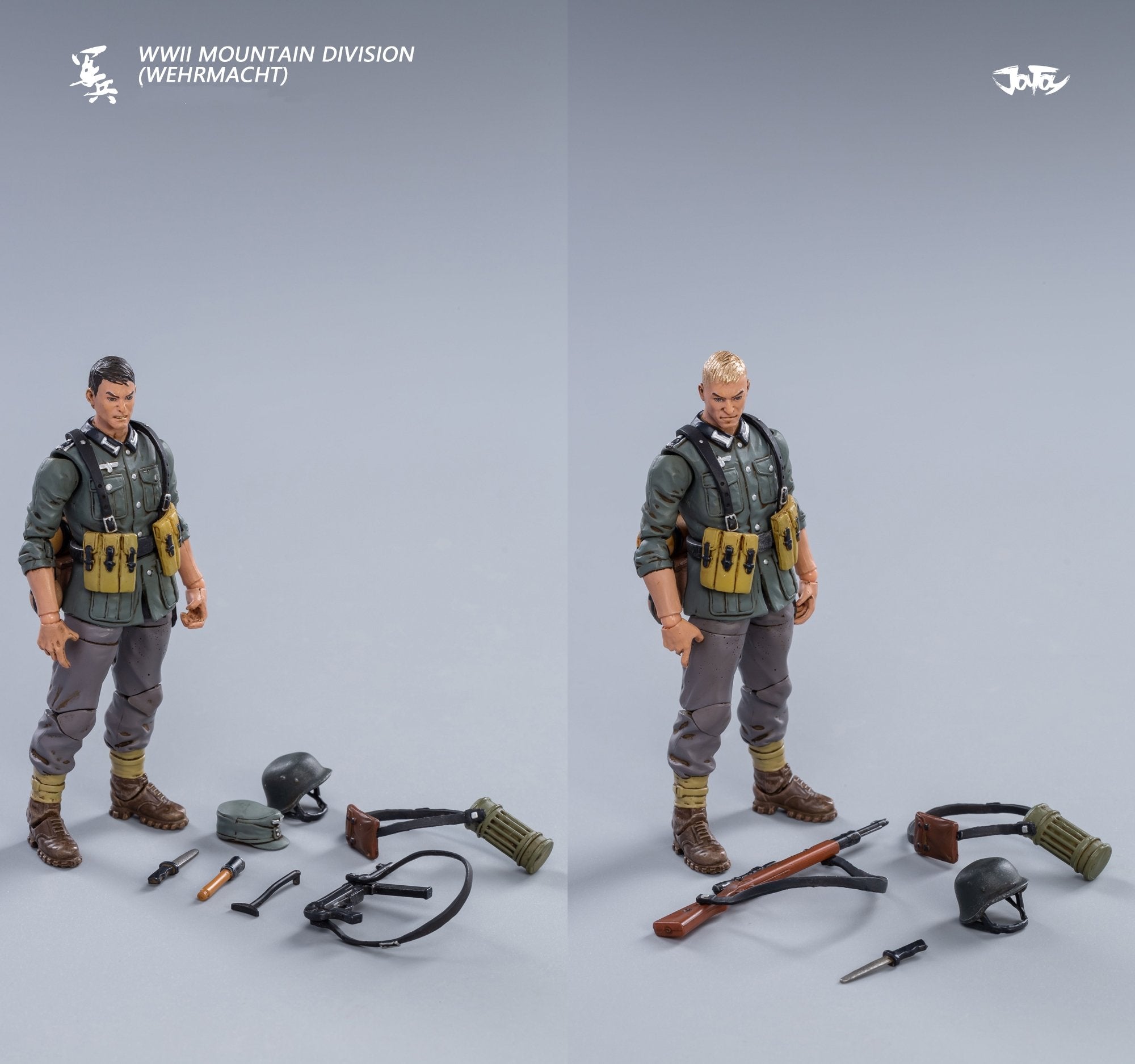 JoyToy 1/18 Action Figures 4-Inch WW2 German Mountain Division