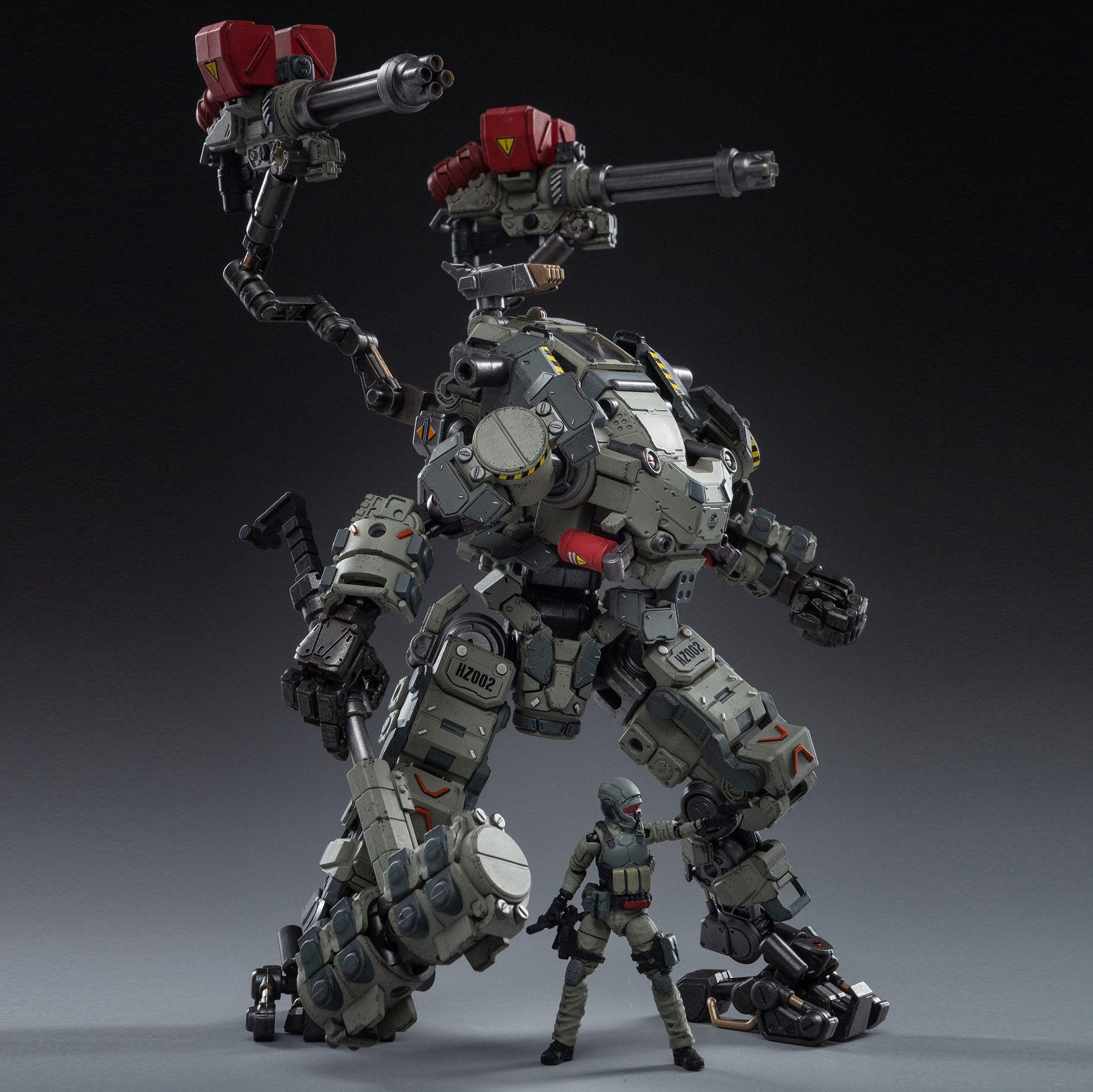 JOYTOY Action Figures 1/25 Steel Bone H02(Grey)