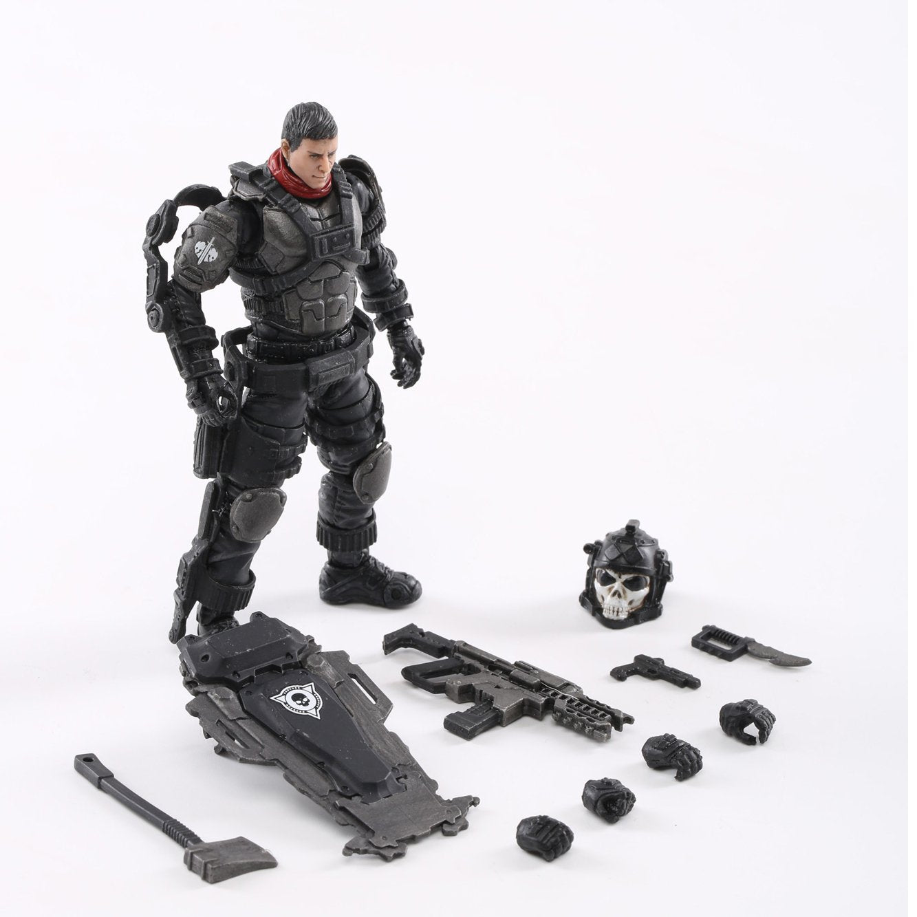 JoyToy 1/18 Action Figures 4-Inch Skeleton Forces