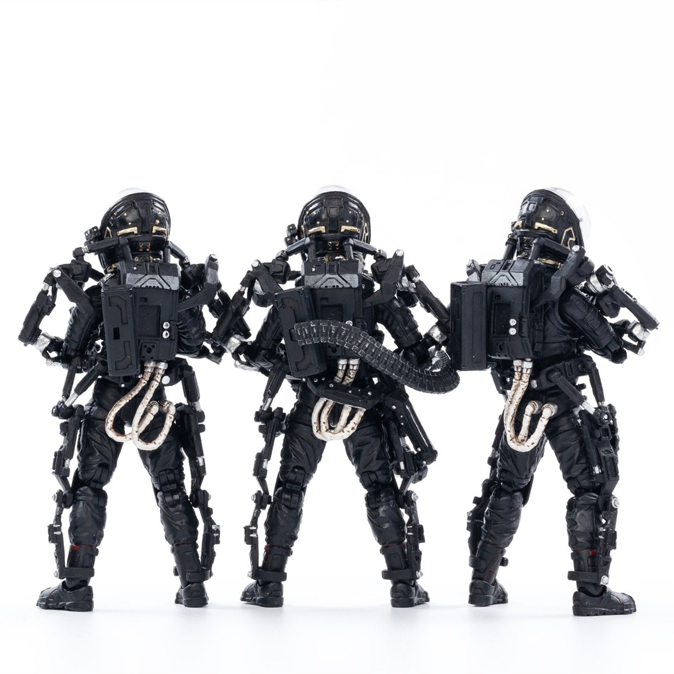 JoyToy 1/18 Action Figures 4-Inch The Wandering Earth United Earth Government China Rescue Team-LABFIGURE