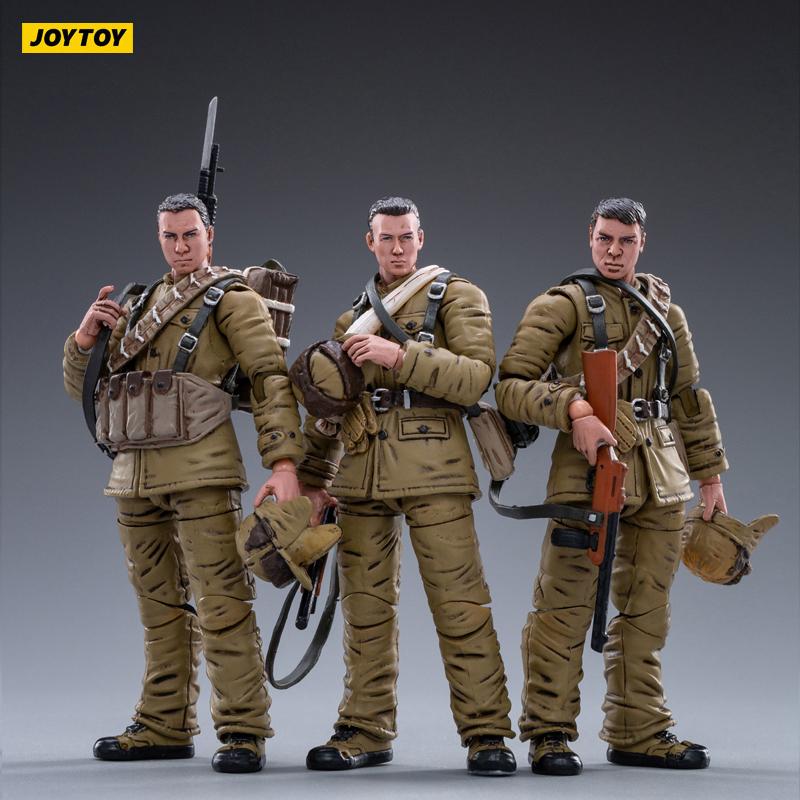 JOYTOY 1/18 Action Figures 4-Inch Chinese Army(Winter)