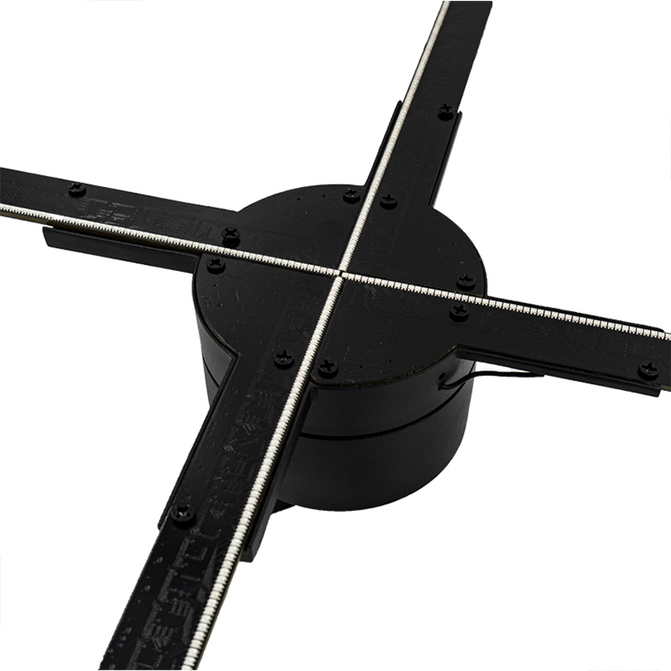 17.7 Inch/45cm small size holographic fan for indoor use