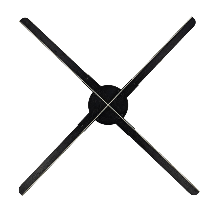 3D Hologram Advertising Fan 50cm 4 Blades APP/WiFi control 3D LED Fan Display