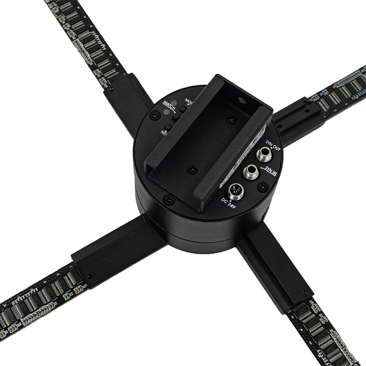 17.7 Inch/45cm small size holographic fan for indoor use