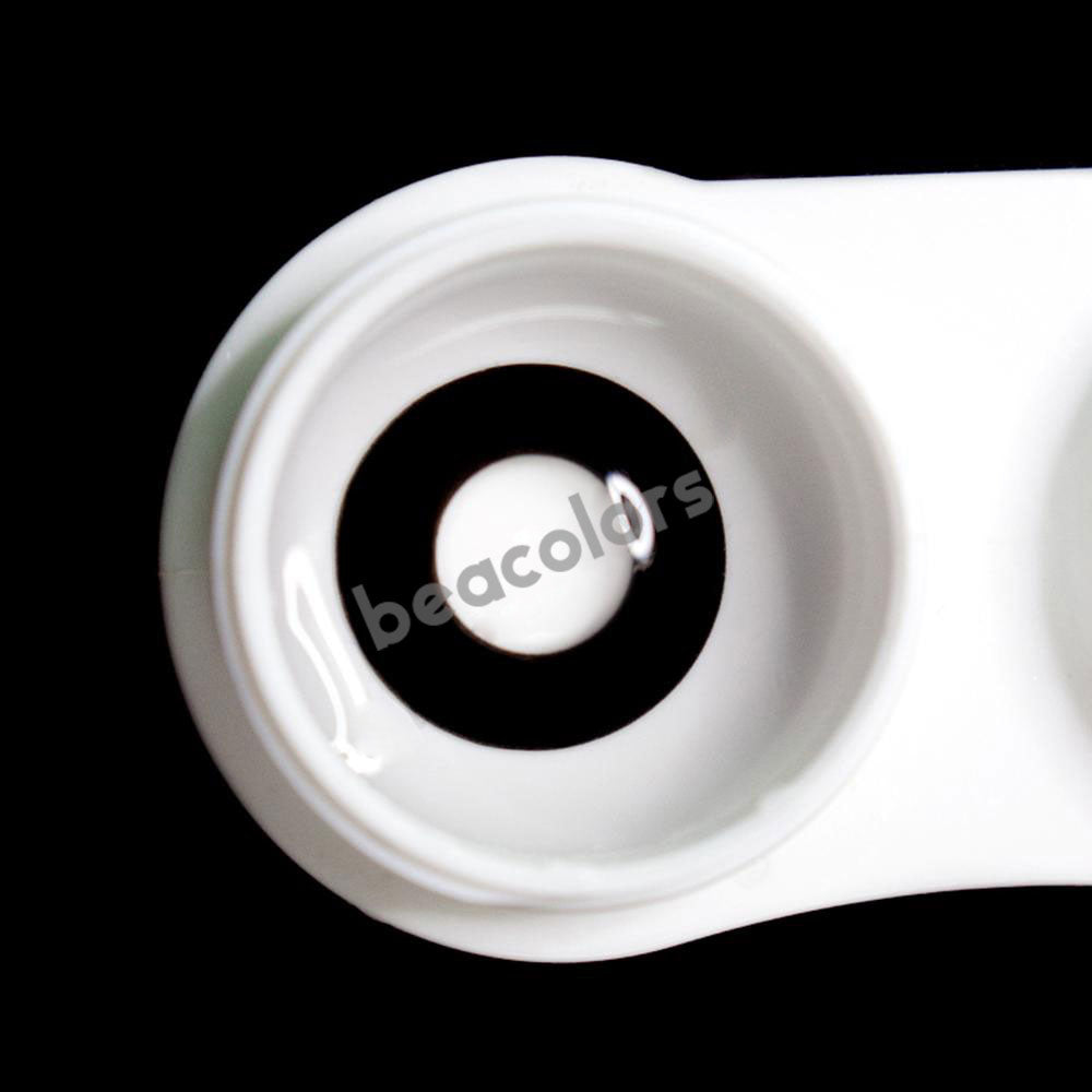 Beacolors Black Block Halloween Colored contact lenses -BEACOLORS