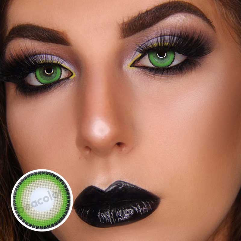 Beacolors Yummy Green  Colored contact lenses -BEACOLORS