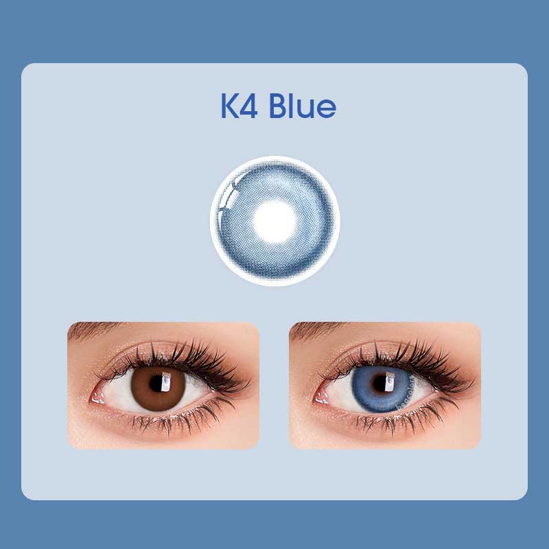 Beacolors K4 Blue  Colored contact lenses -BEACOLORS