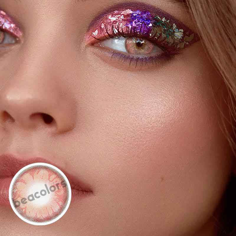 Beacolors Gem Pink  Colored contact lenses -BEACOLORS