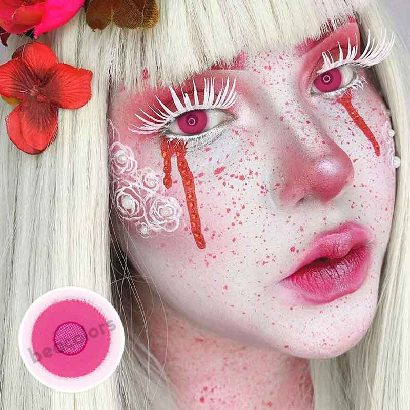 【U.S Warehouse】Beacolors Rose Bloom Halloween Colored contact lenses -BEACOLORS
