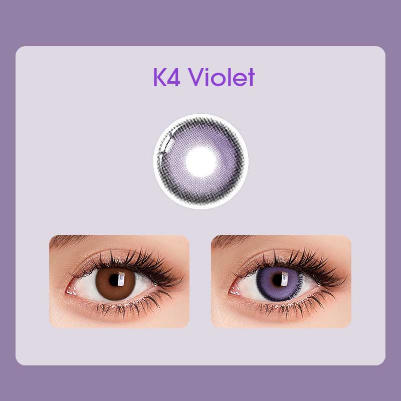 Beacolors K4 Violet  Colored contact lenses -BEACOLORS