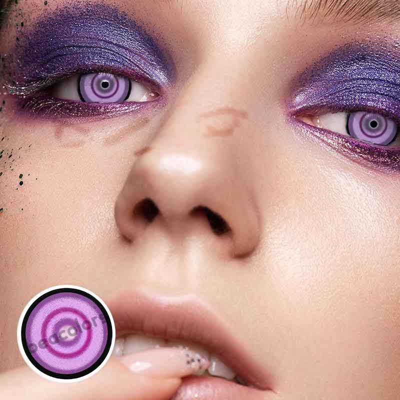 Beacolors Purple Sakuya Halloween Colored contact lenses -BEACOLORS