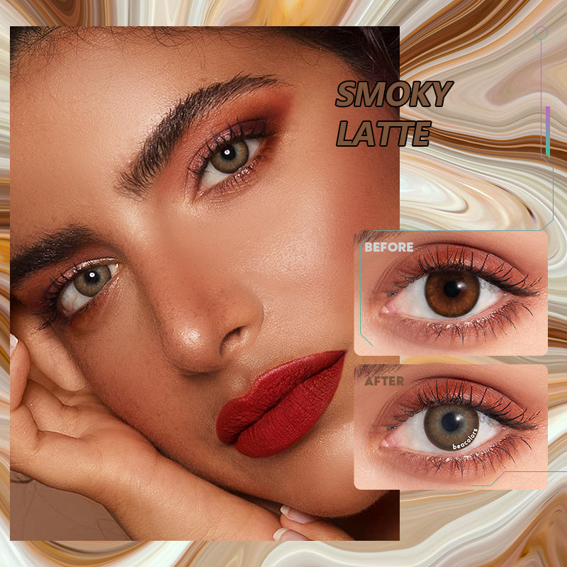 【U.S Warehouse】Beacolors Smoky Latte  Colored contact lenses -BEACOLORS