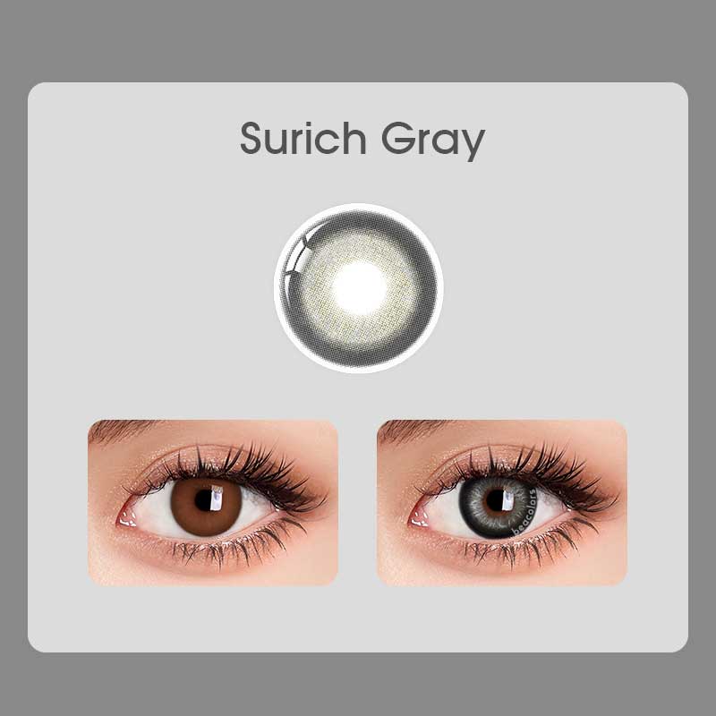 【Prescription】Beacolors Surich Gray  Colored contact lenses -BEACOLORS