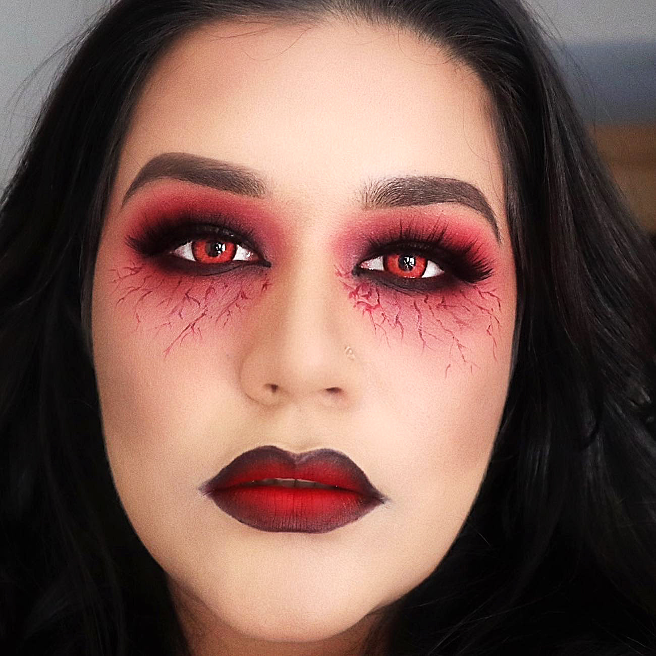 Beacolors Vampire Red  Colored contact lenses -BEACOLORS