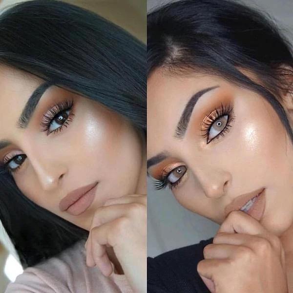 Beacolors Hidrocor Ocre Brown  Colored contact lenses -BEACOLORS