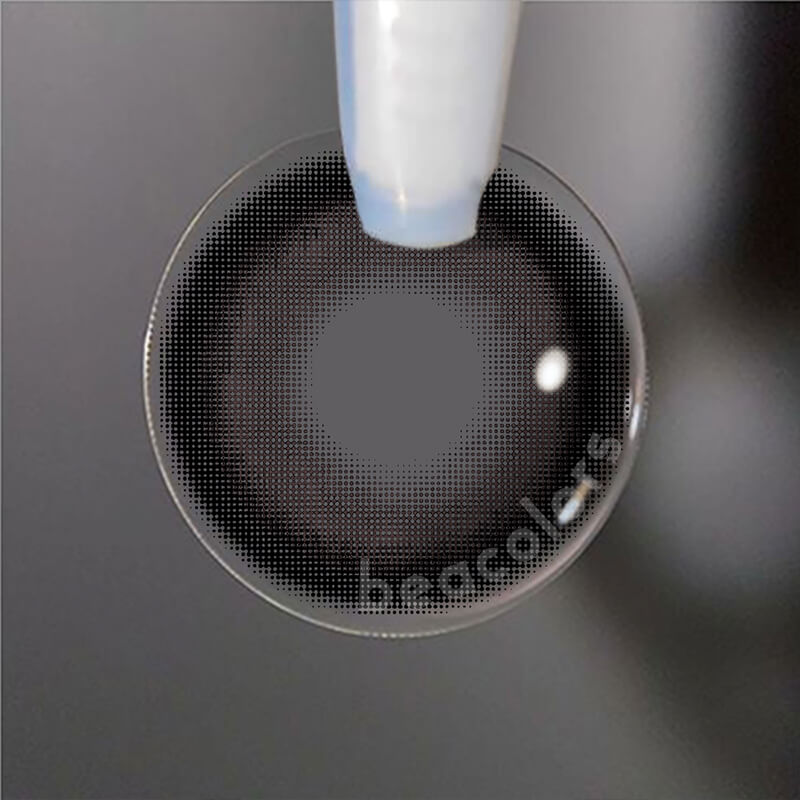 【Prescription】Beacolors Milk Ball Black Colored contact lenses -BEACOLORS