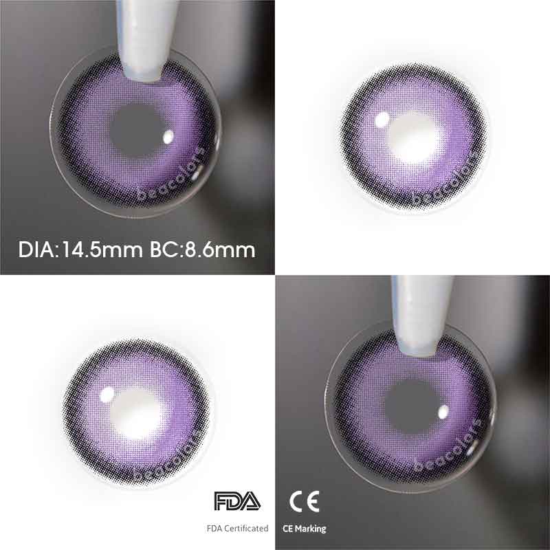 Beacolors K4 Violet  Colored contact lenses -BEACOLORS