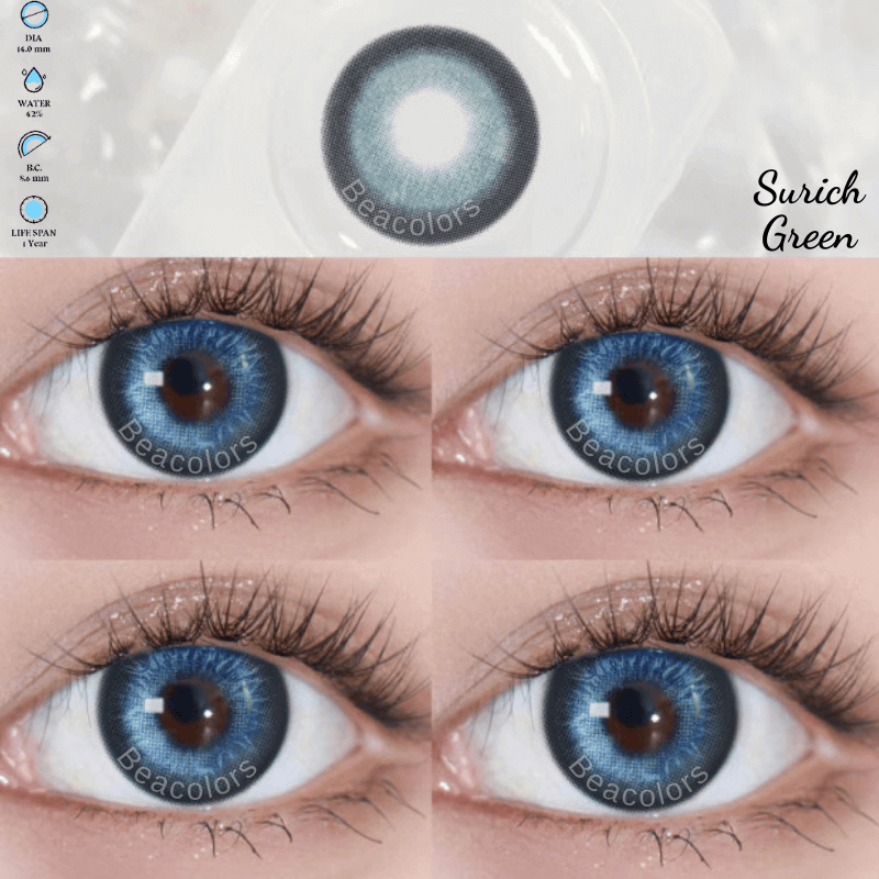 Beacolors Surich Green  Colored contact lenses -BEACOLORS