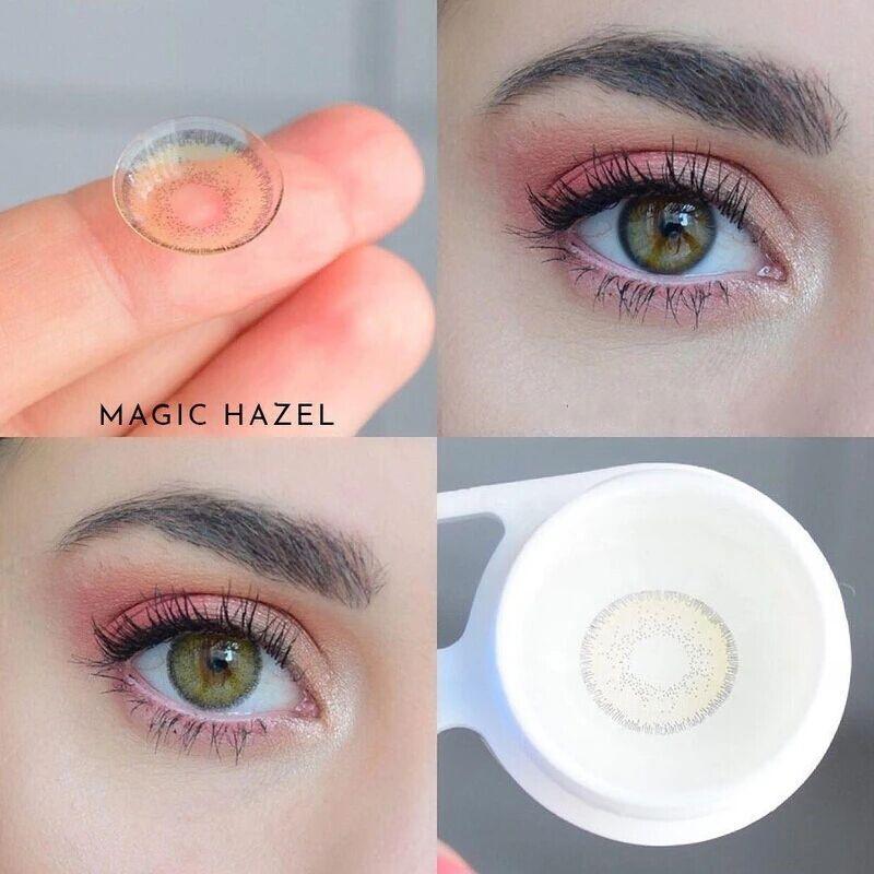 Beacolors Magic Hazel Brown  Colored contact lenses -BEACOLORS
