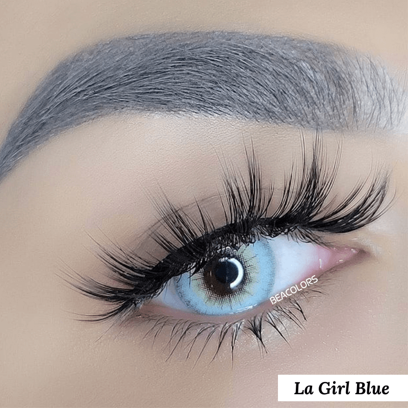 Beacolors La Girl Blue Colored contact lenses -BEACOLORS