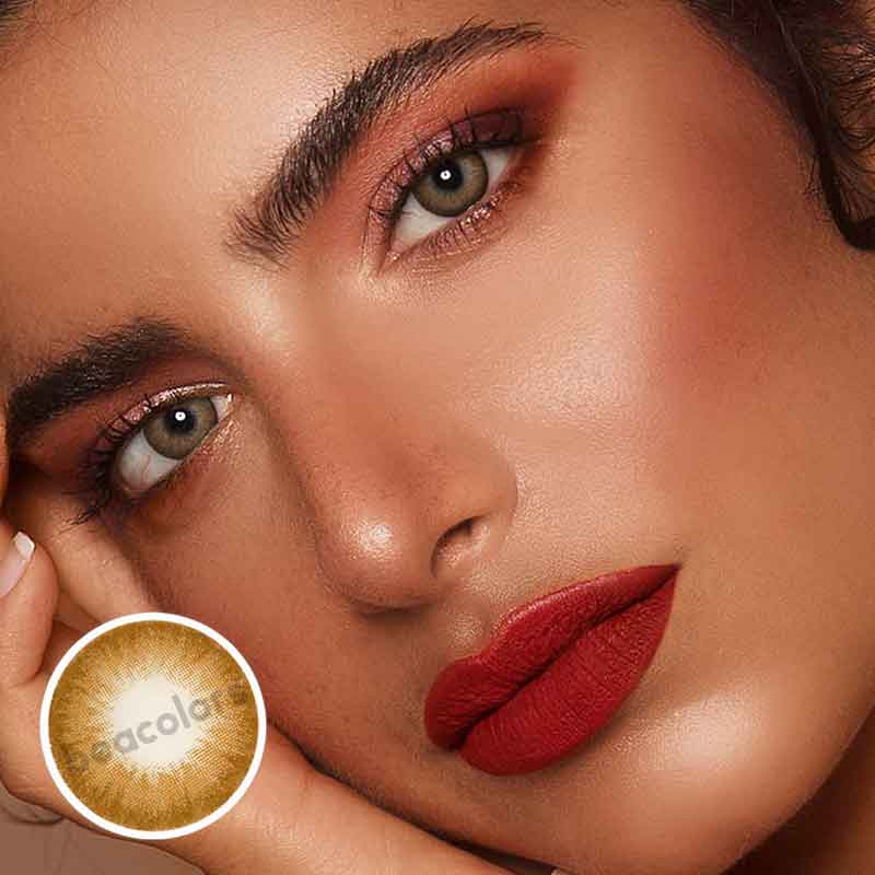 【U.S Warehouse】Beacolors Smoky Latte  Colored contact lenses -BEACOLORS